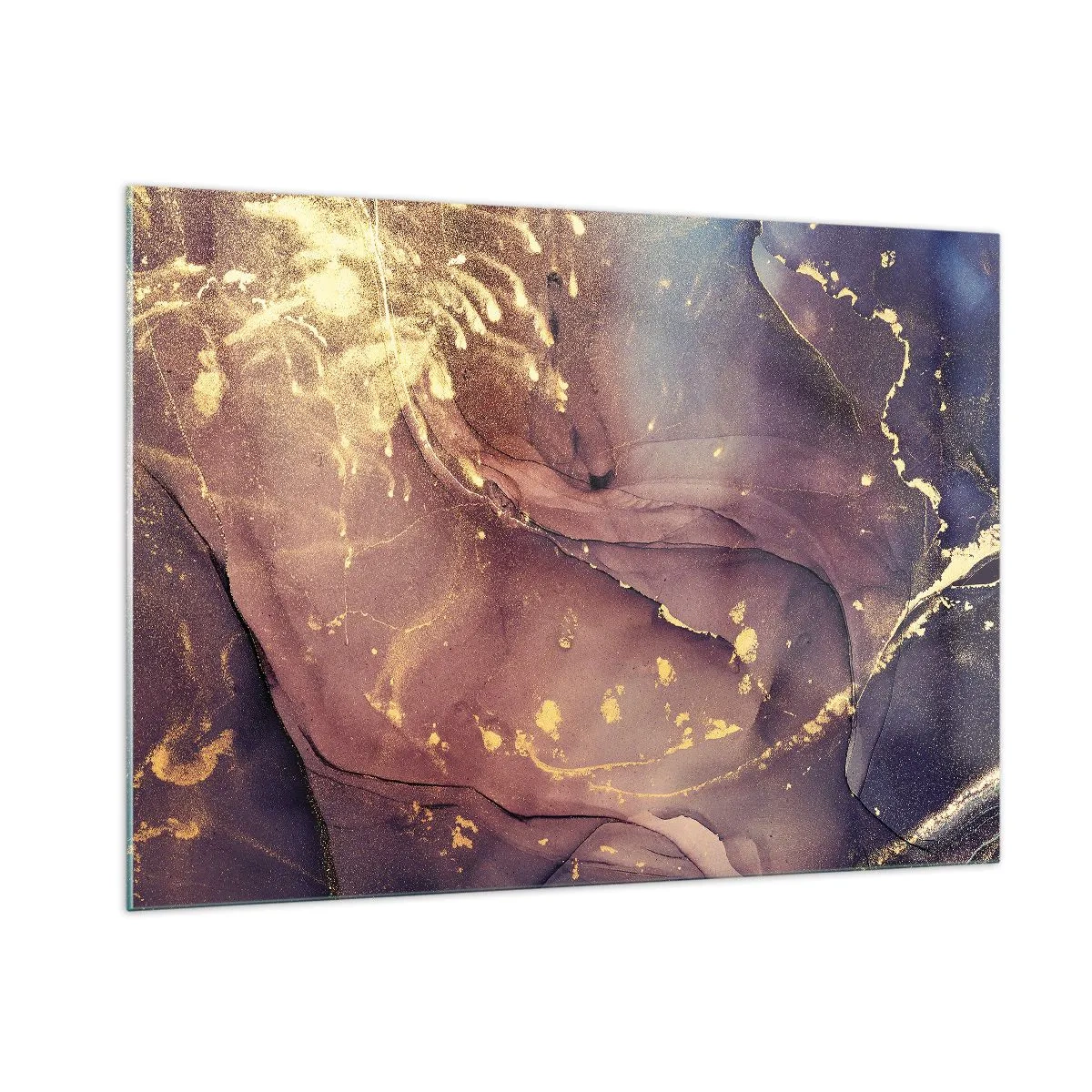Schilderen op glas - Materie en geest - 100x70 cm