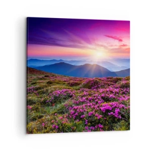 Schilderen op canvas - Kruiden roken naar verse trossen van de velden - 50x50 cm