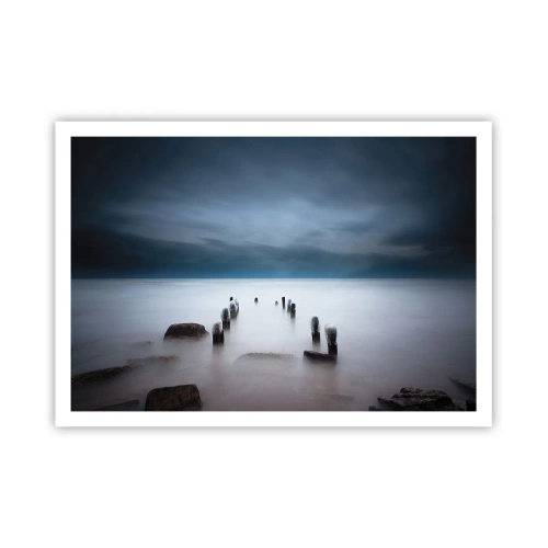 Poster - Peinzend meer - 100x70 cm