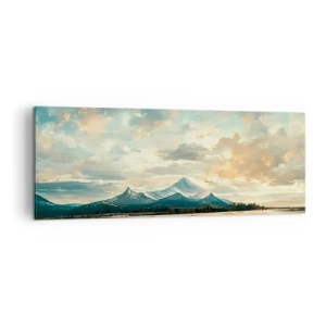 Schilderen op canvas - Onder bescherming van de hemel - 140x50 cm