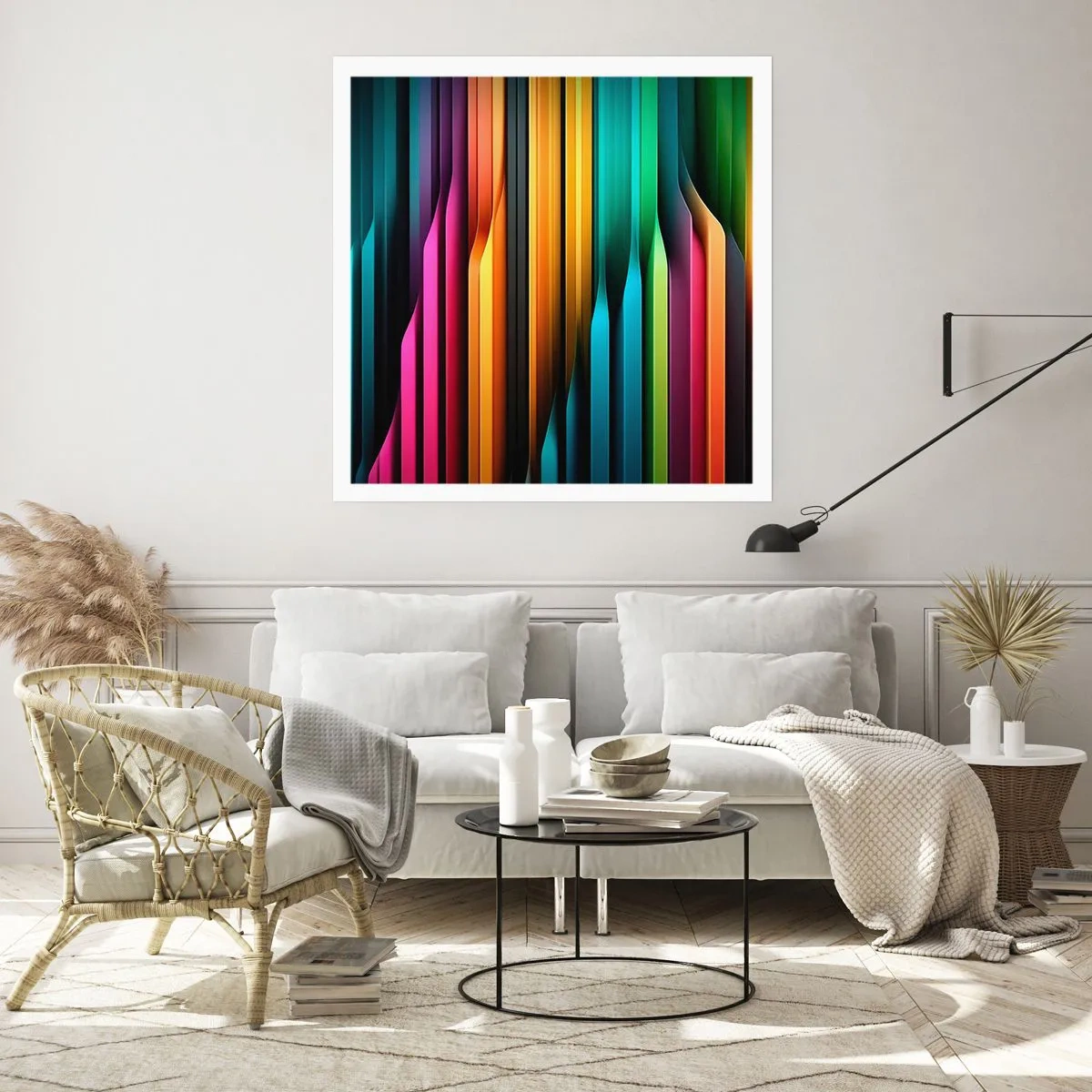 Poster - Lichtorgel - 30x30 cm