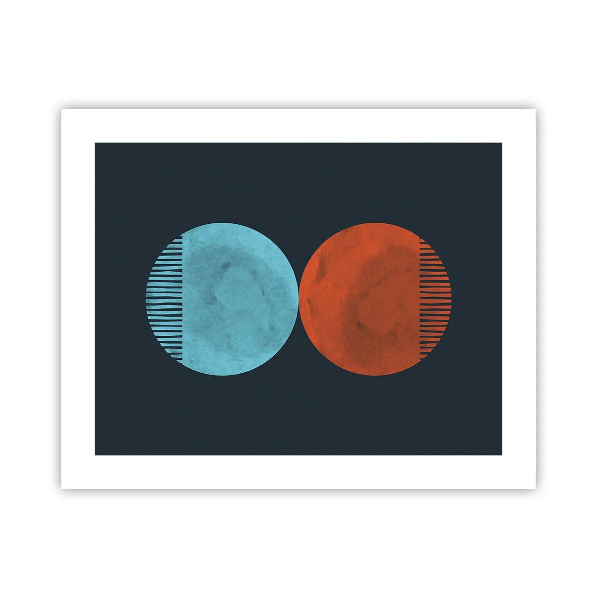 Poster - Alleen geometrie? - 50x40 cm