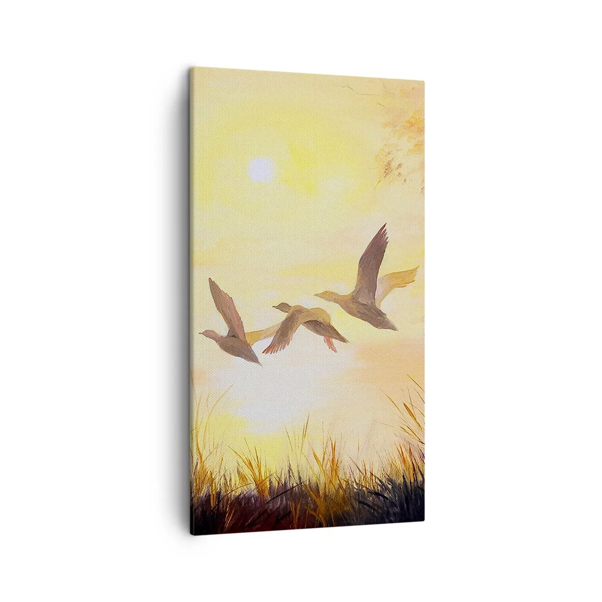 Schilderen op canvas - Het begin van een lange reis - 45x80 cm