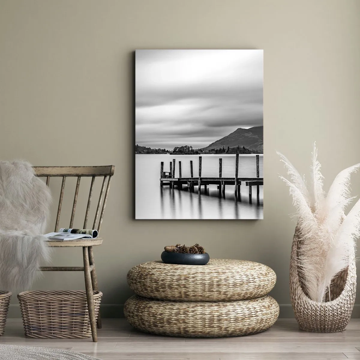 Schilderen op canvas - Zachtheid en kracht - 45x80 cm