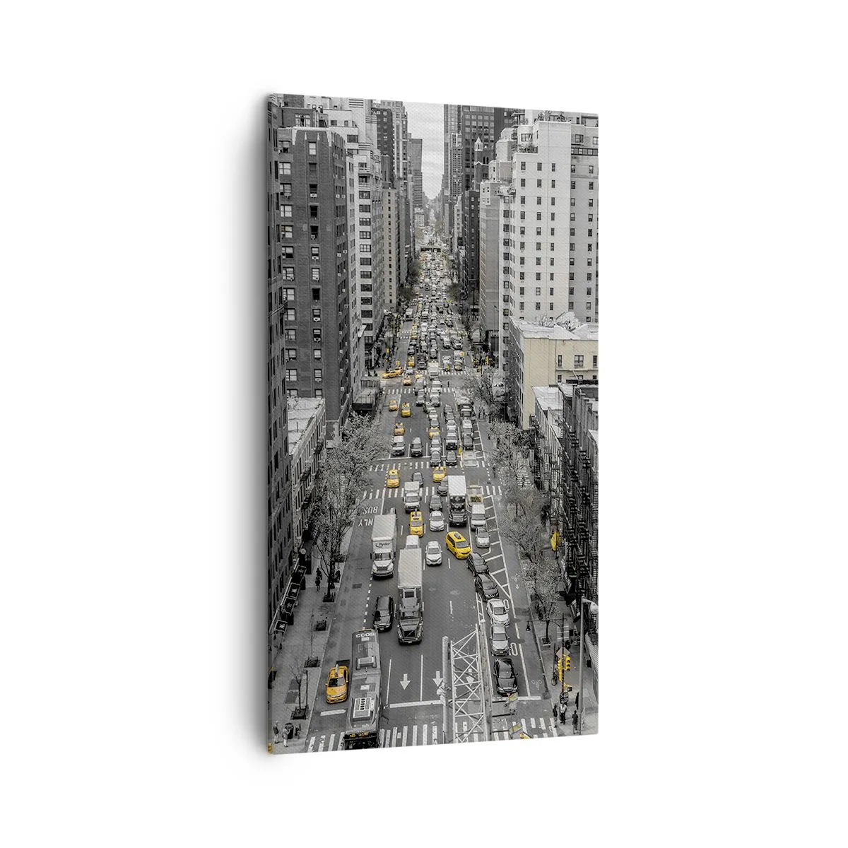 Schilderen op canvas - New Yorks leven - 45x80 cm