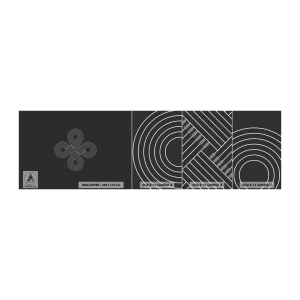 Fotobehang Monster Premium Sand - In de Keltische geest - Abstractie, Deel, Minimalisme - 100x30 cm