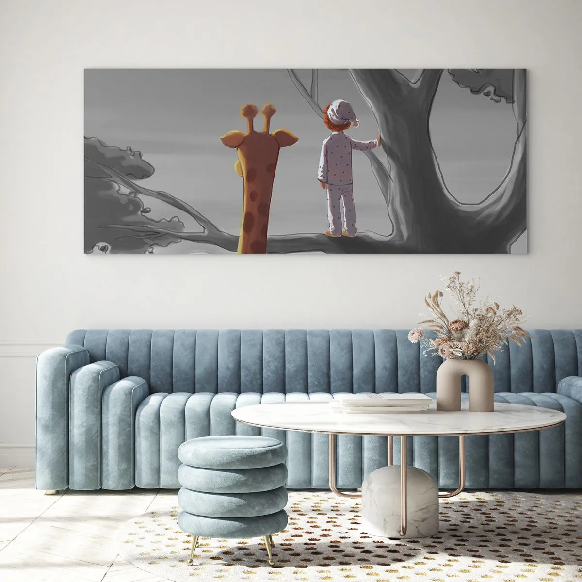 Schilderen op glas - Dit gebeurt echt - 160x50 cm