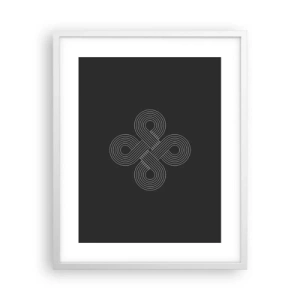 Poster in een witte lijst - In de Keltische geest - 40x50 cm