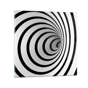 Schilderen op glas - Kun jij er ook niet tegen? - 40x40 cm