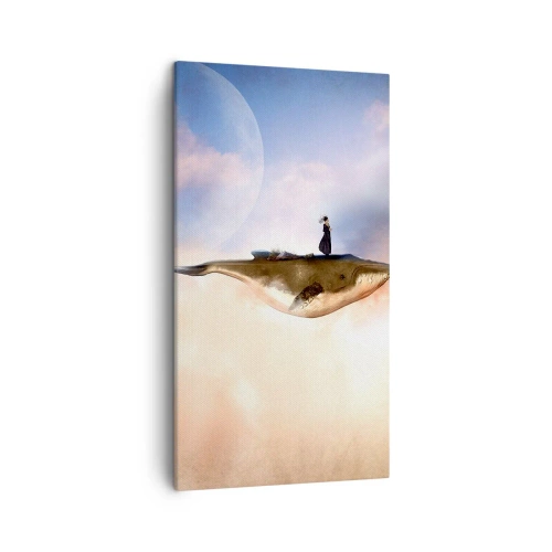 Schilderen op canvas - Een echte reis - 45x80 cm