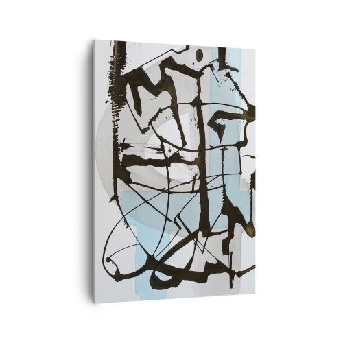 Schilderen op canvas - Toch blauw - 70x100 cm