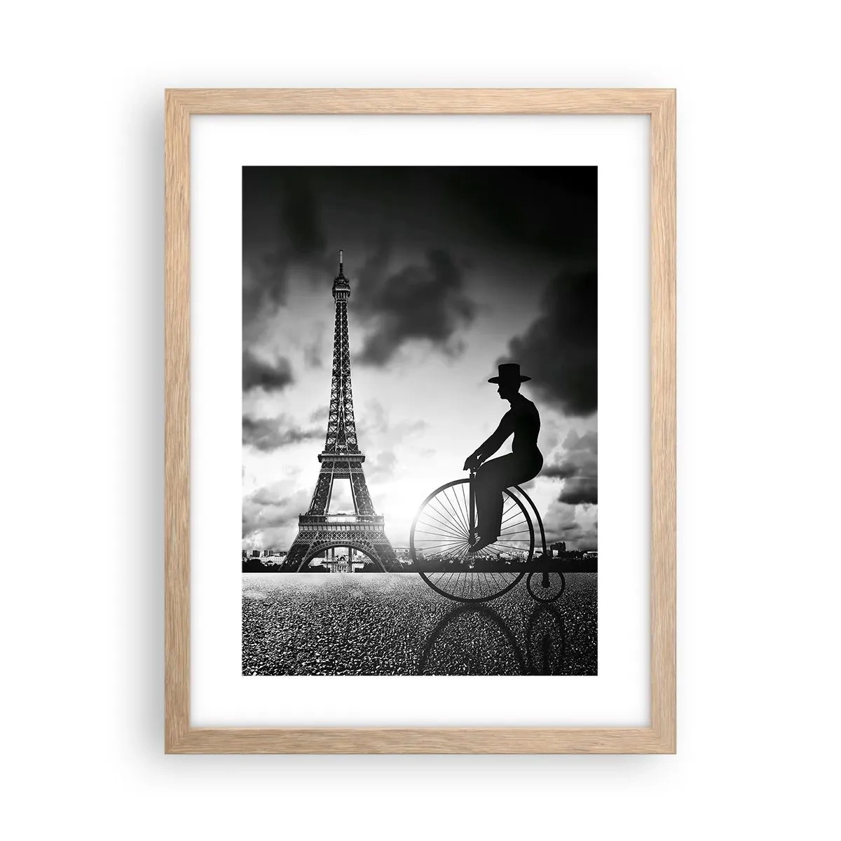 Een poster in een licht eiken lijst - Verlangen naar Belle Epoque - 30x40 cm