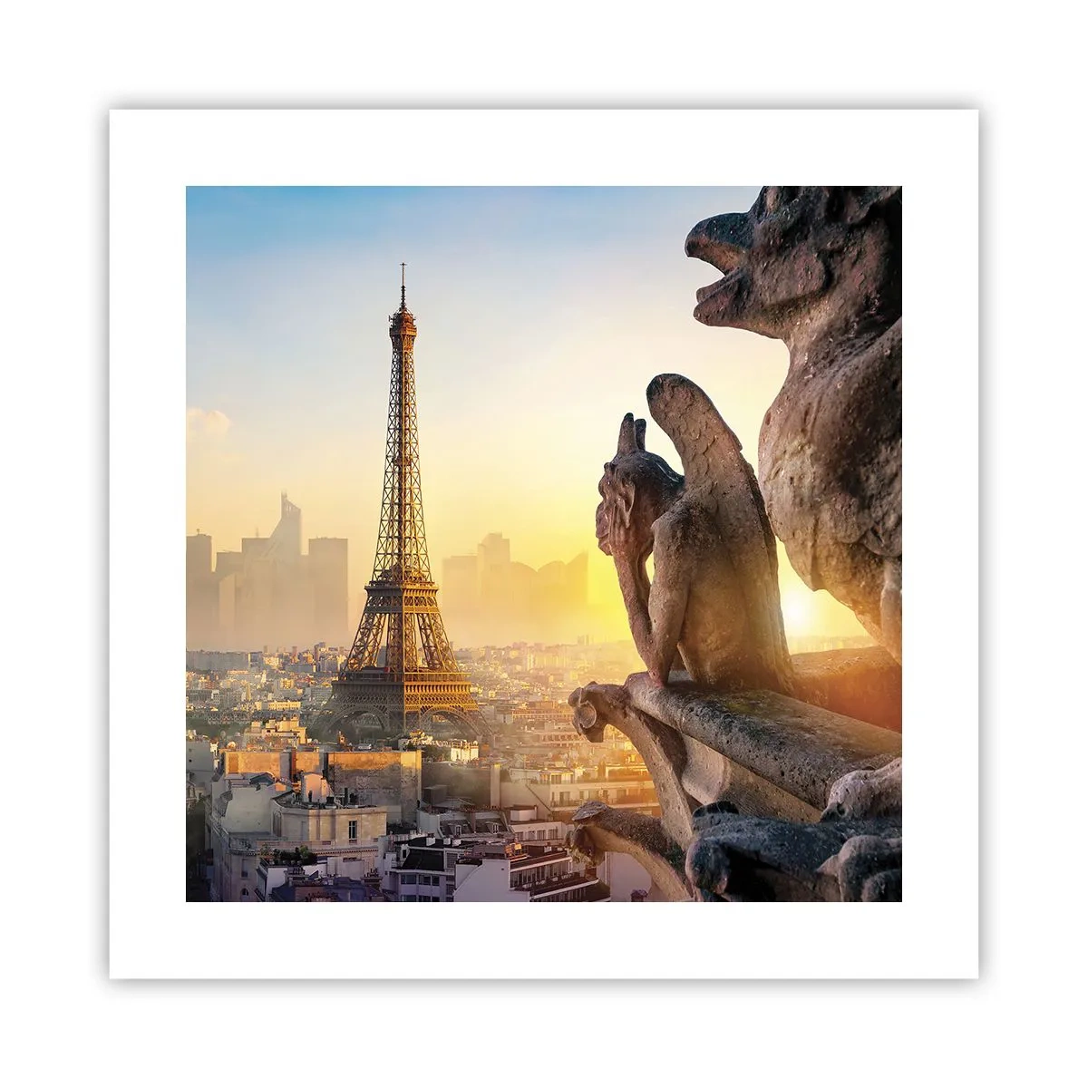 Poster - Er is veel veranderd... - 40x40 cm