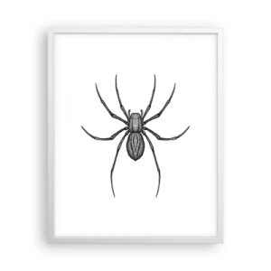 Poster in een witte lijst - Verontrustende precisie - 40x50 cm