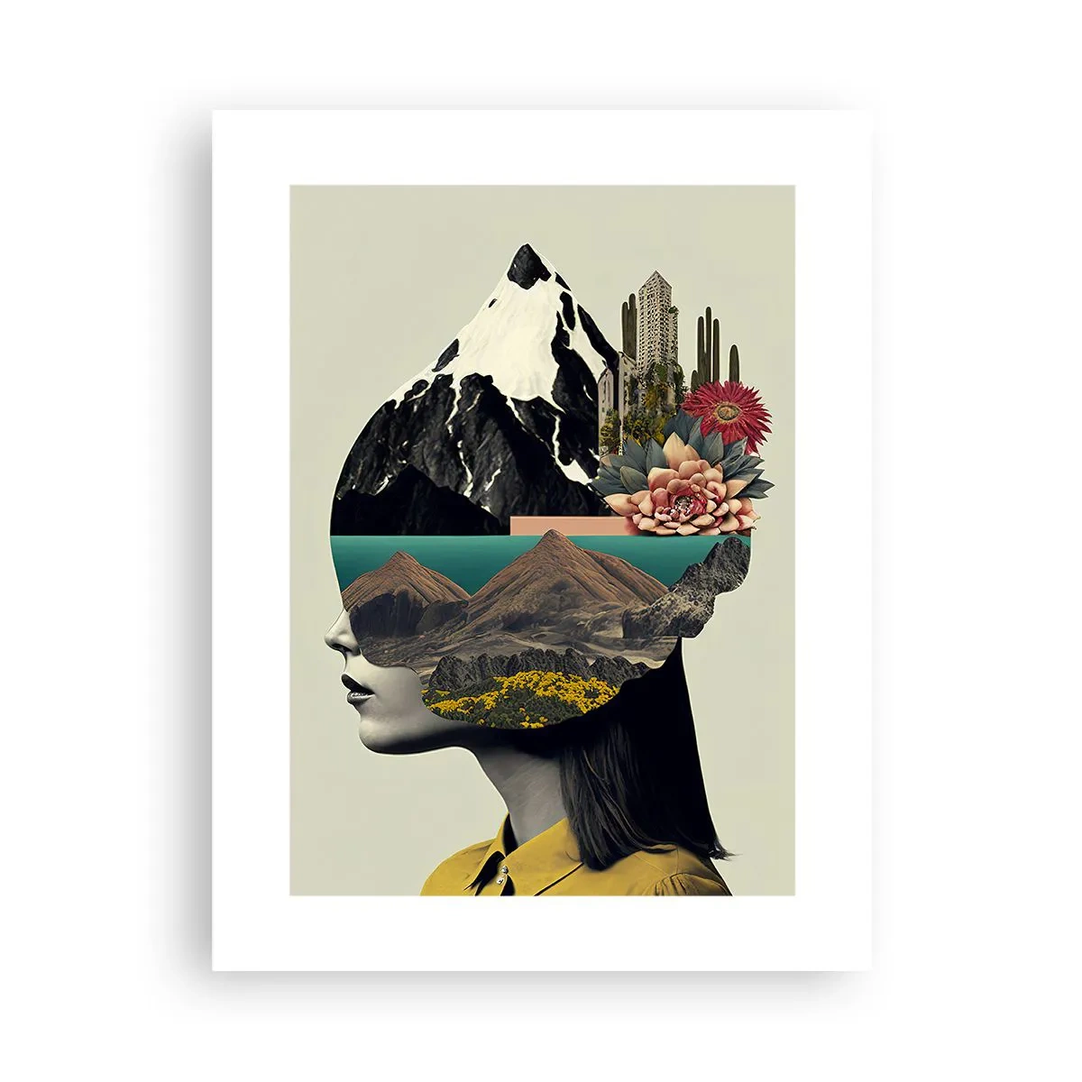 Poster - Vrouw – altijd een mysterie - 30x40 cm