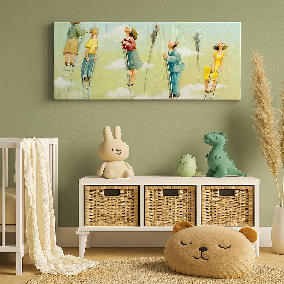 Schilderen op canvas - Achter je droom - 30x30 cm