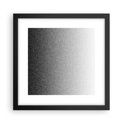 Poster in een zwarte lijst - Naar het licht - 30x30 cm