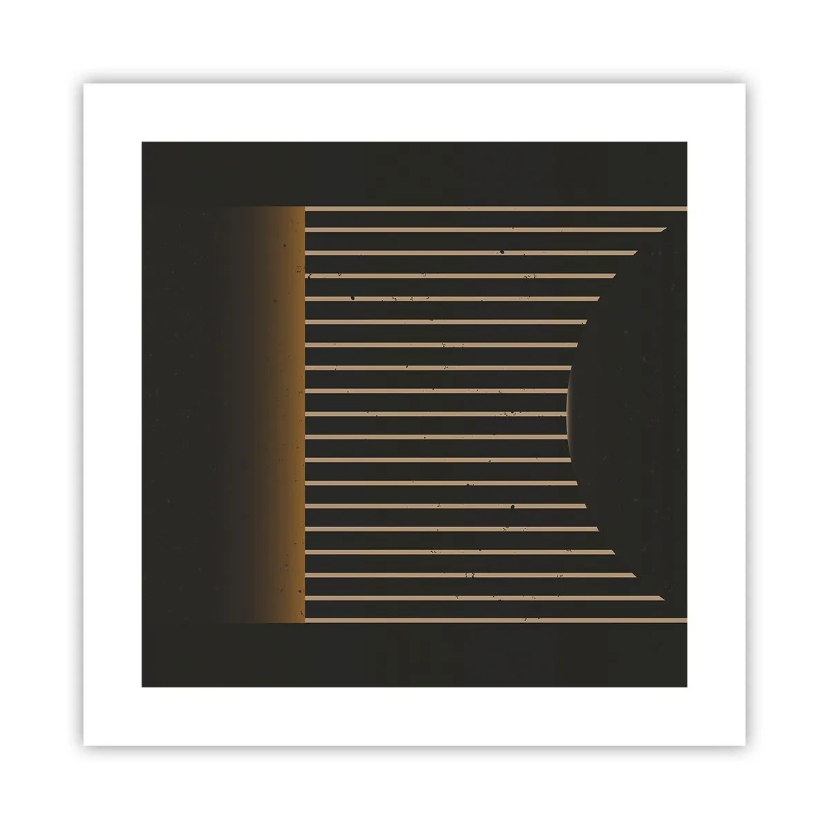 Poster - Verken de duisternis - 40x40 cm