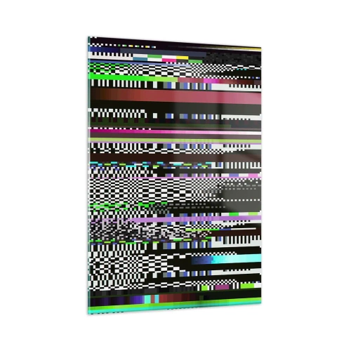 Schilderen op glas - Het controlebeeld van de werkelijkheid - 50x70 cm