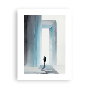 Poster - Leef zonder grenzen - 30x40 cm