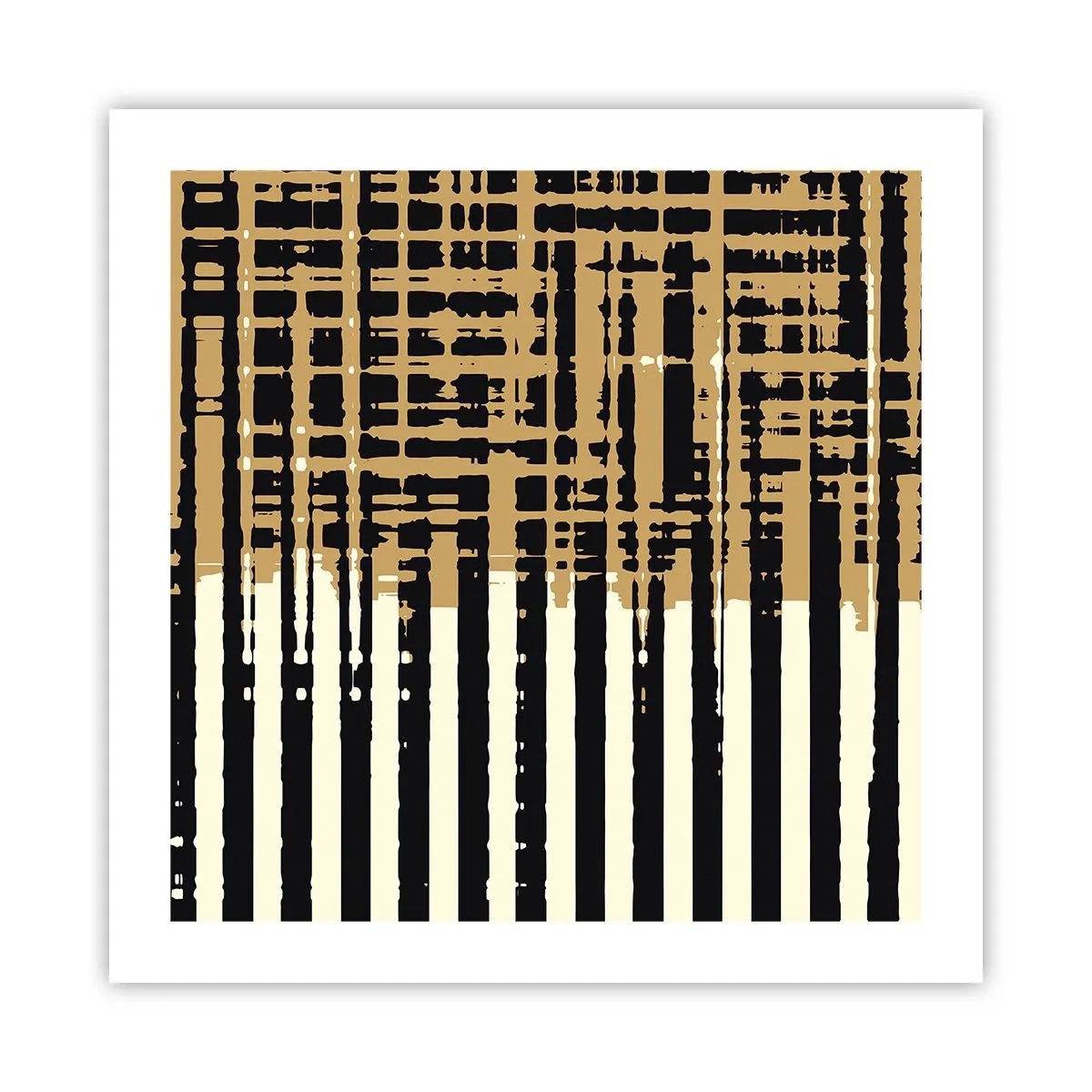 Poster - Architecturale abstractie - 50x50 cm