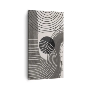 Schilderen op canvas - Het ovaal wint - 45x80 cm