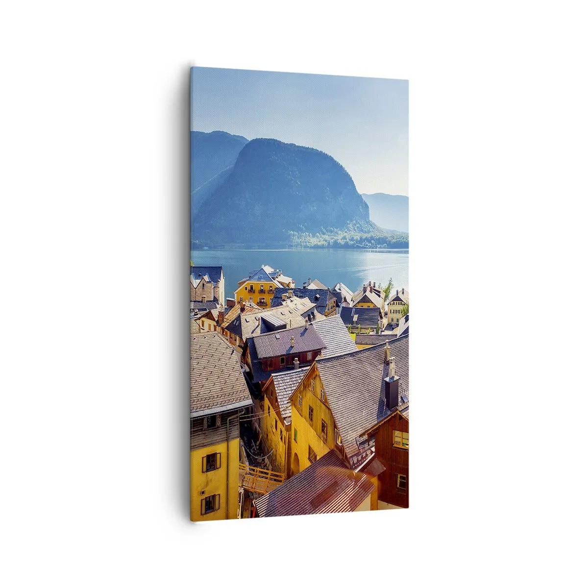 Schilderen op canvas - Het kan niet meer schilderachtiger zijn - 65x120 cm