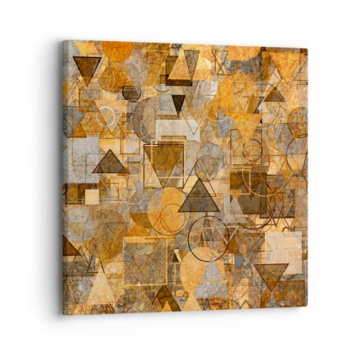 Schilderen op canvas - De wereld in vorm - 30x30 cm