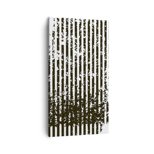 Schilderen op canvas - Ritme en ruis - 45x80 cm