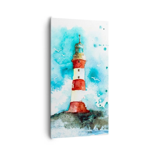 Schilderen op canvas - Eenheid van de elementen - 65x120 cm