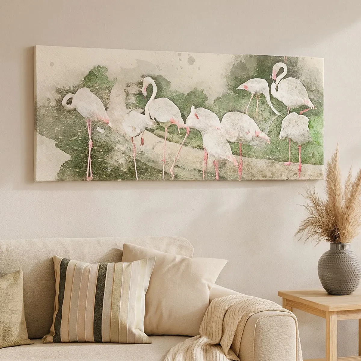 Schilderen op canvas - Exotische droom - 100x40 cm