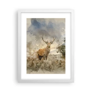 Poster in een witte lijst - Waardigheid - kracht - waardigheid - 30x40 cm