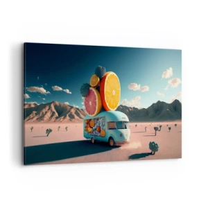 Schilderen op canvas - De smaak van vakantie - 100x70 cm