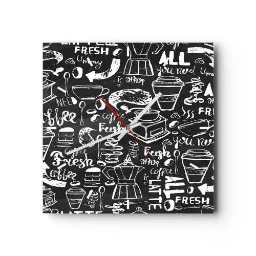 Wandklok - Klok - Alles wat je nodig hebt is… - 30x30 cm