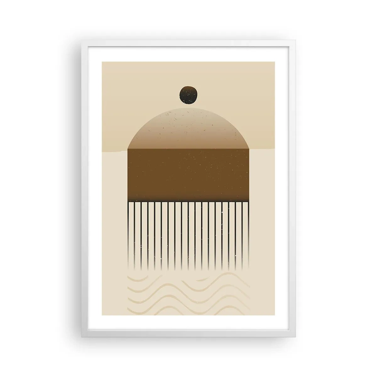 Poster in een witte lijst - verschillende staten - 50x70 cm