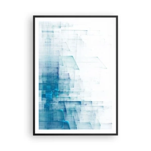 Poster in een zwarte lijst - Hoe ruimte geworden is - 70x100 cm