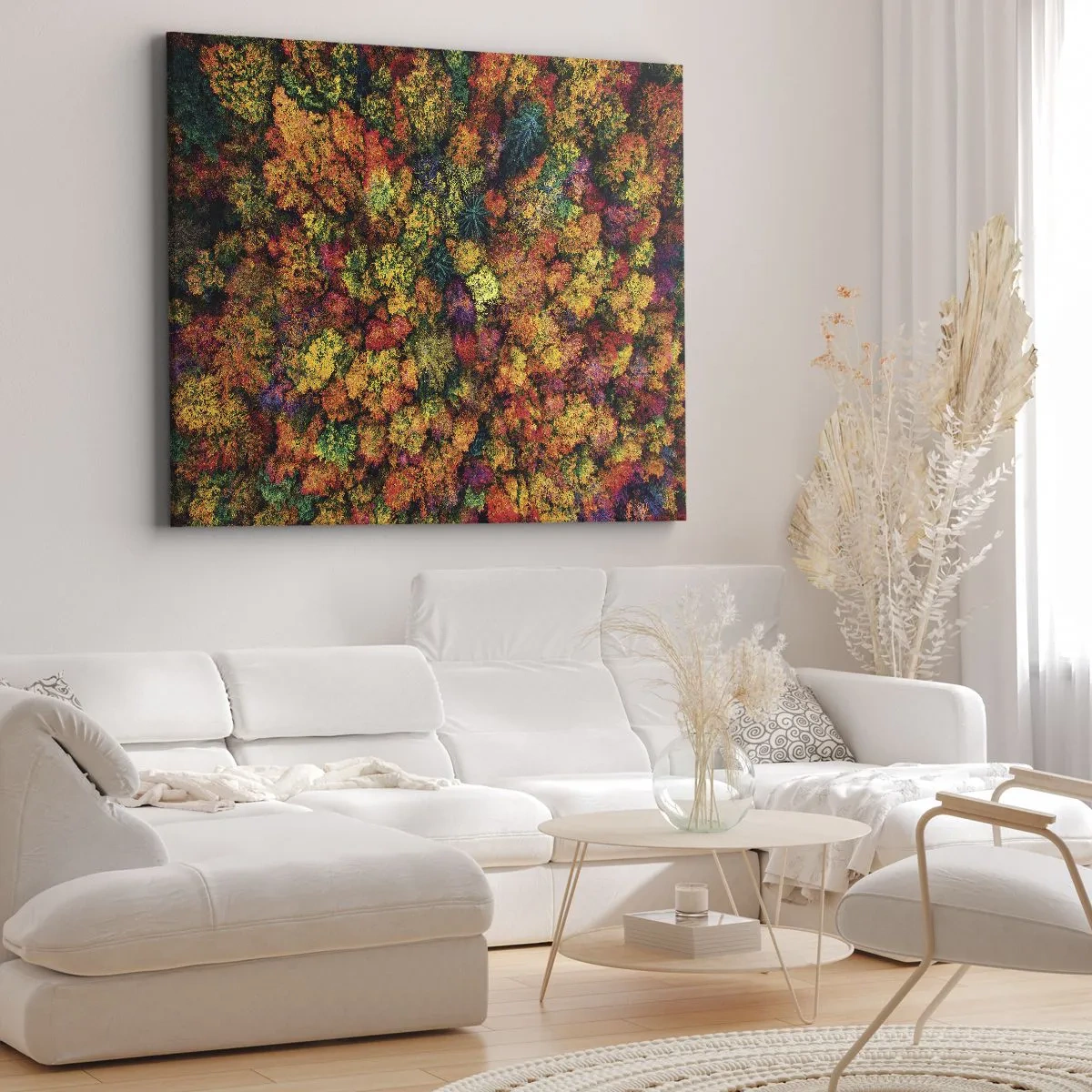 Schilderen op canvas - Boeket herfstbomen - 120x80 cm