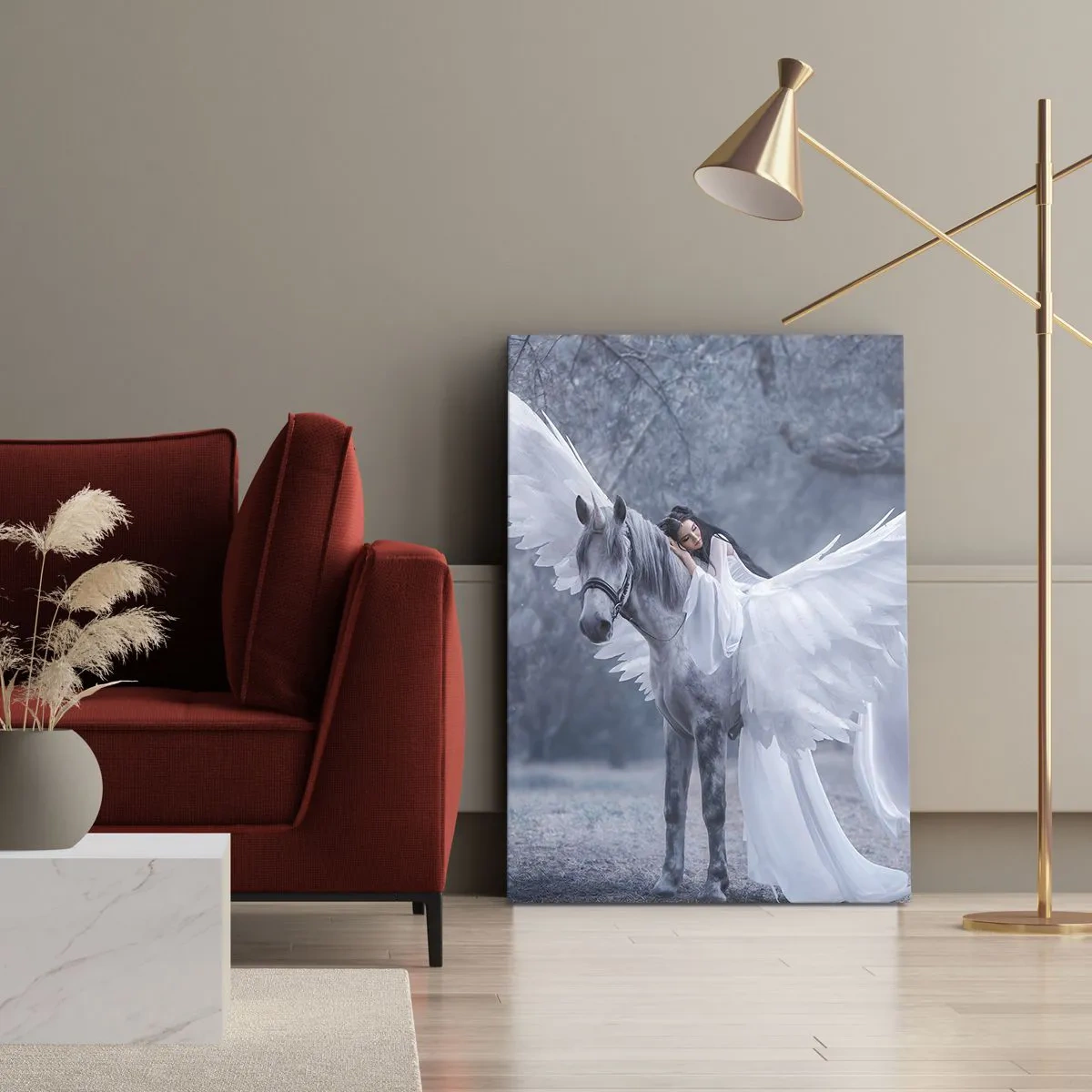 Schilderen op canvas - Een geïnspireerd moment - 70x100 cm