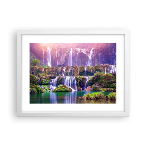 Poster in een witte lijst - Trap naar de hemel - 40x30 cm