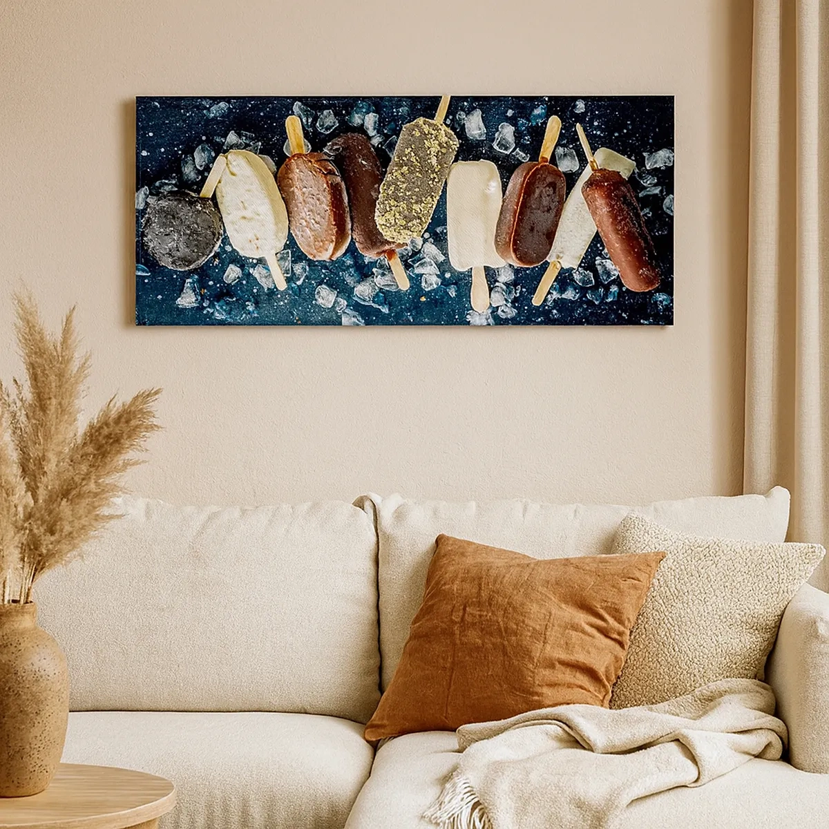 Schilderen op canvas - De smaak van hete zomer - 30x30 cm