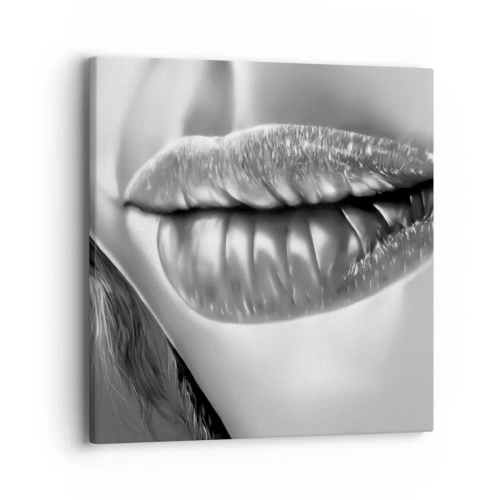 Schilderen op canvas - Ik weet waar je aan denkt... - 40x40 cm