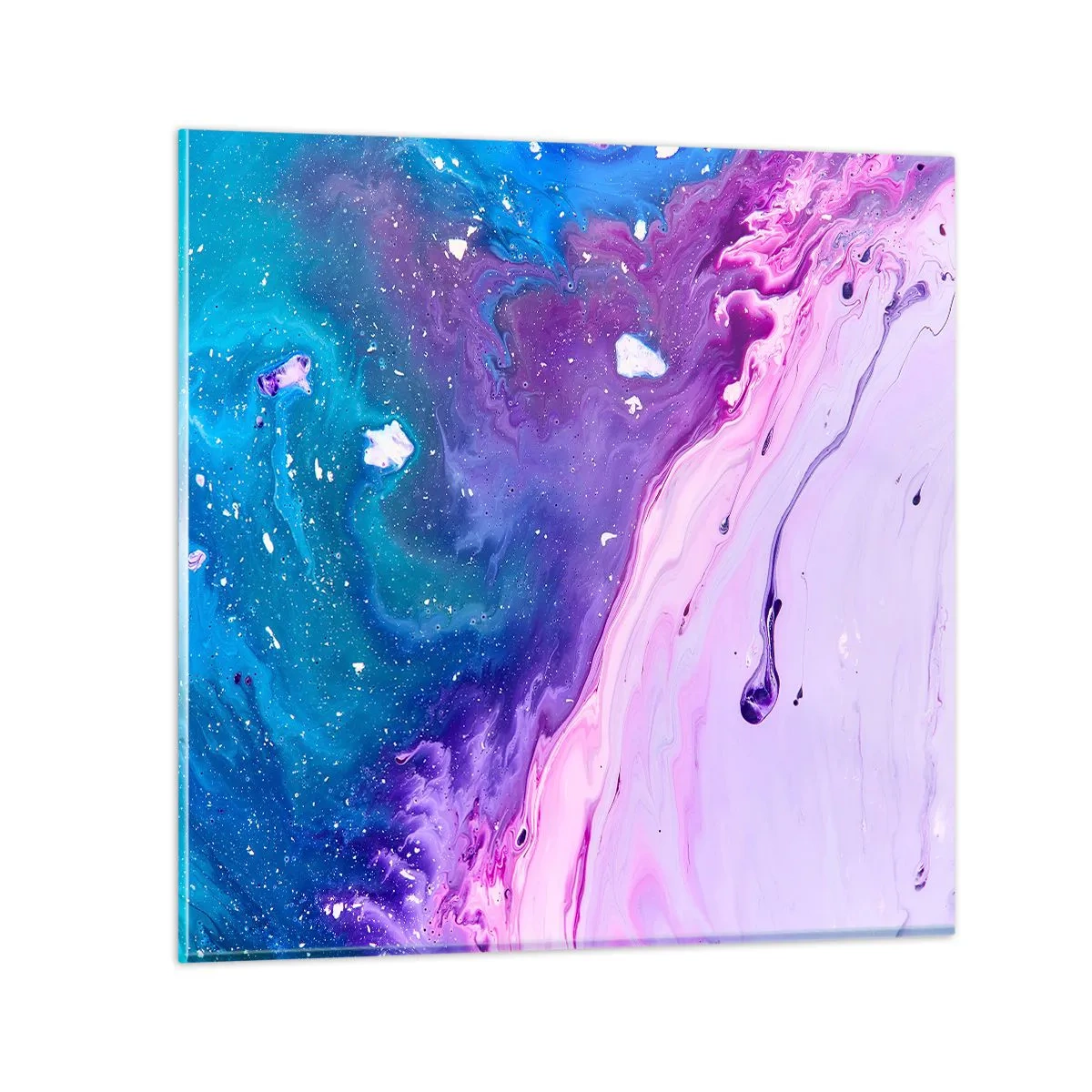 Schilderen op glas - Yin en yang - 70x70 cm