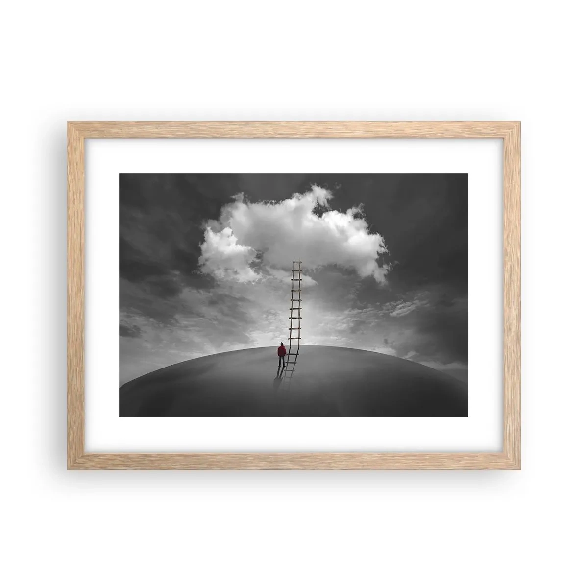 Een poster in een licht eiken lijst - Alles is mogelijk - 40x30 cm