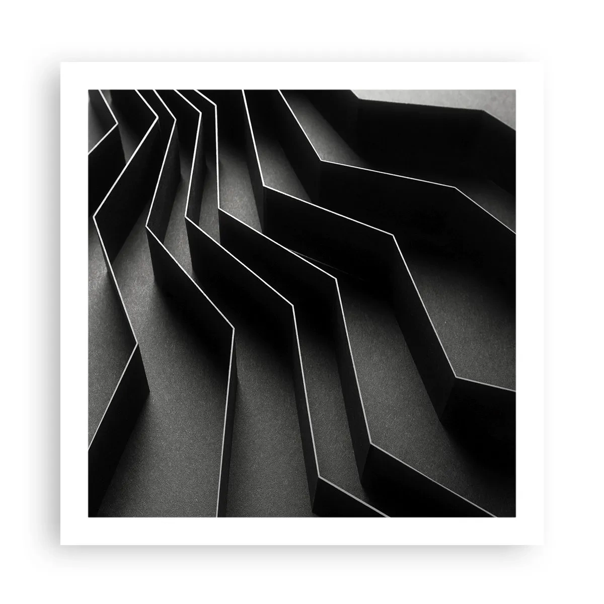 Poster - Ruimtelijke orde - 60x60 cm
