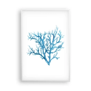 Poster in een witte lijst - Nautische filigraan - 61x91 cm