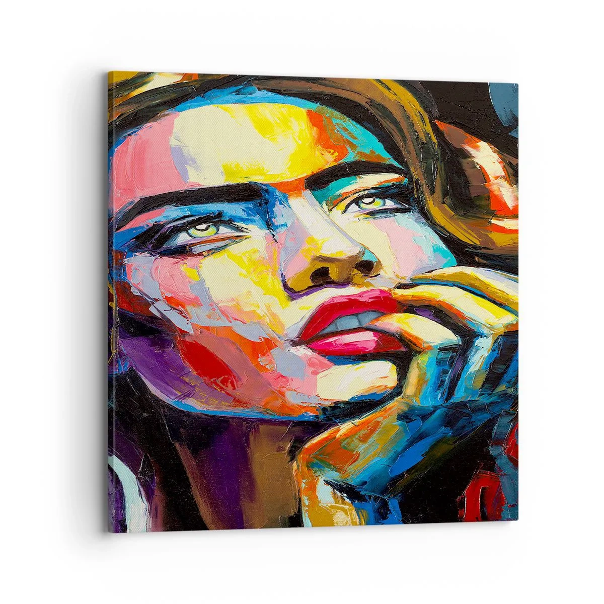 Schilderen op canvas - Dromen vliegen in de lucht als vogels - 70x70 cm