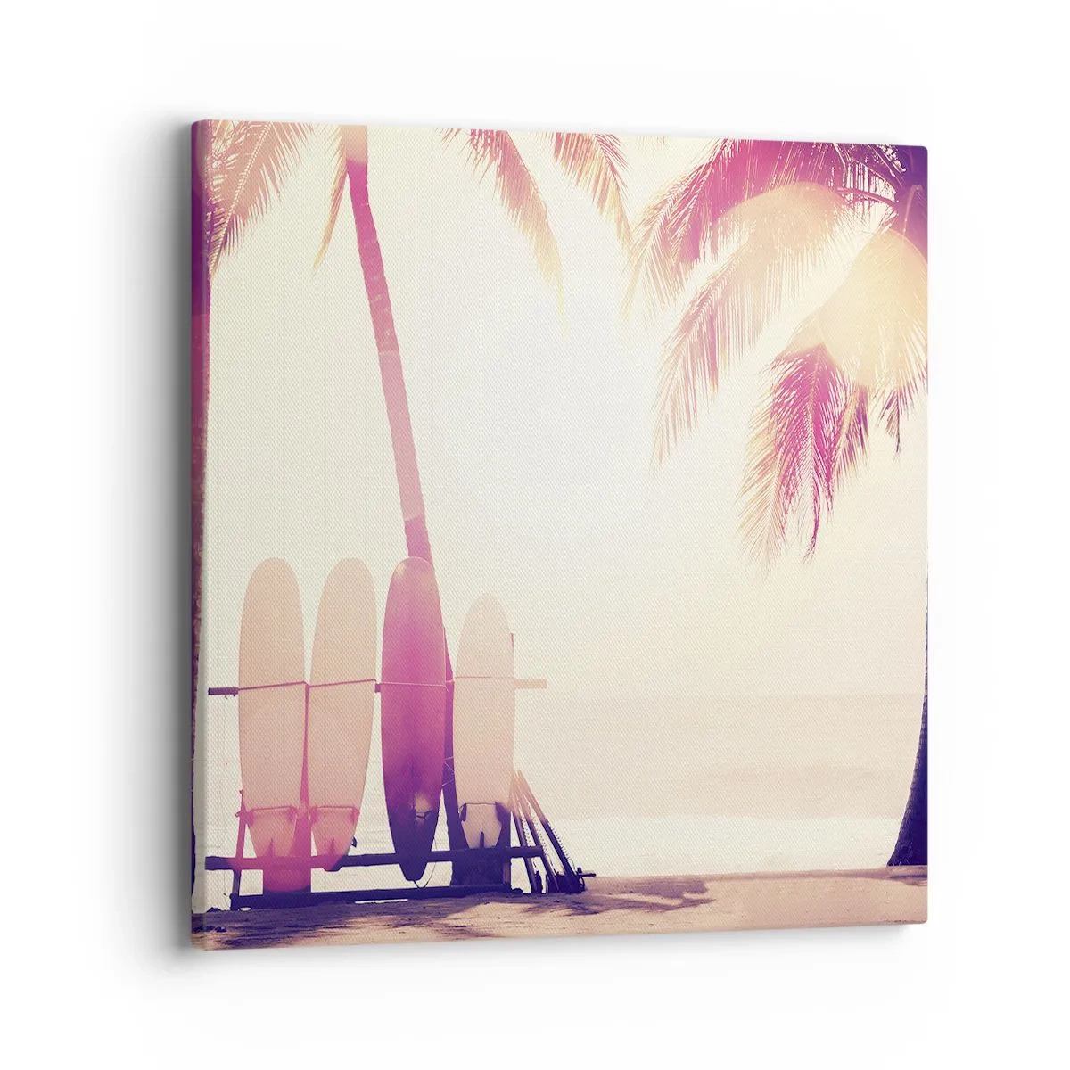 Schilderen op canvas - Het wordt een geweldige dag - 40x40 cm