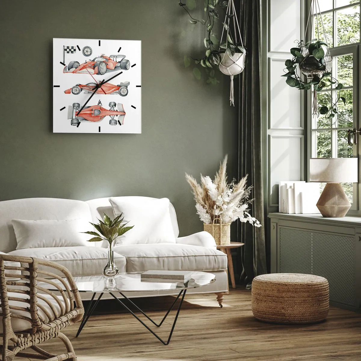 Wandklok - Klok - Jaag je droom na - 40x40 cm
