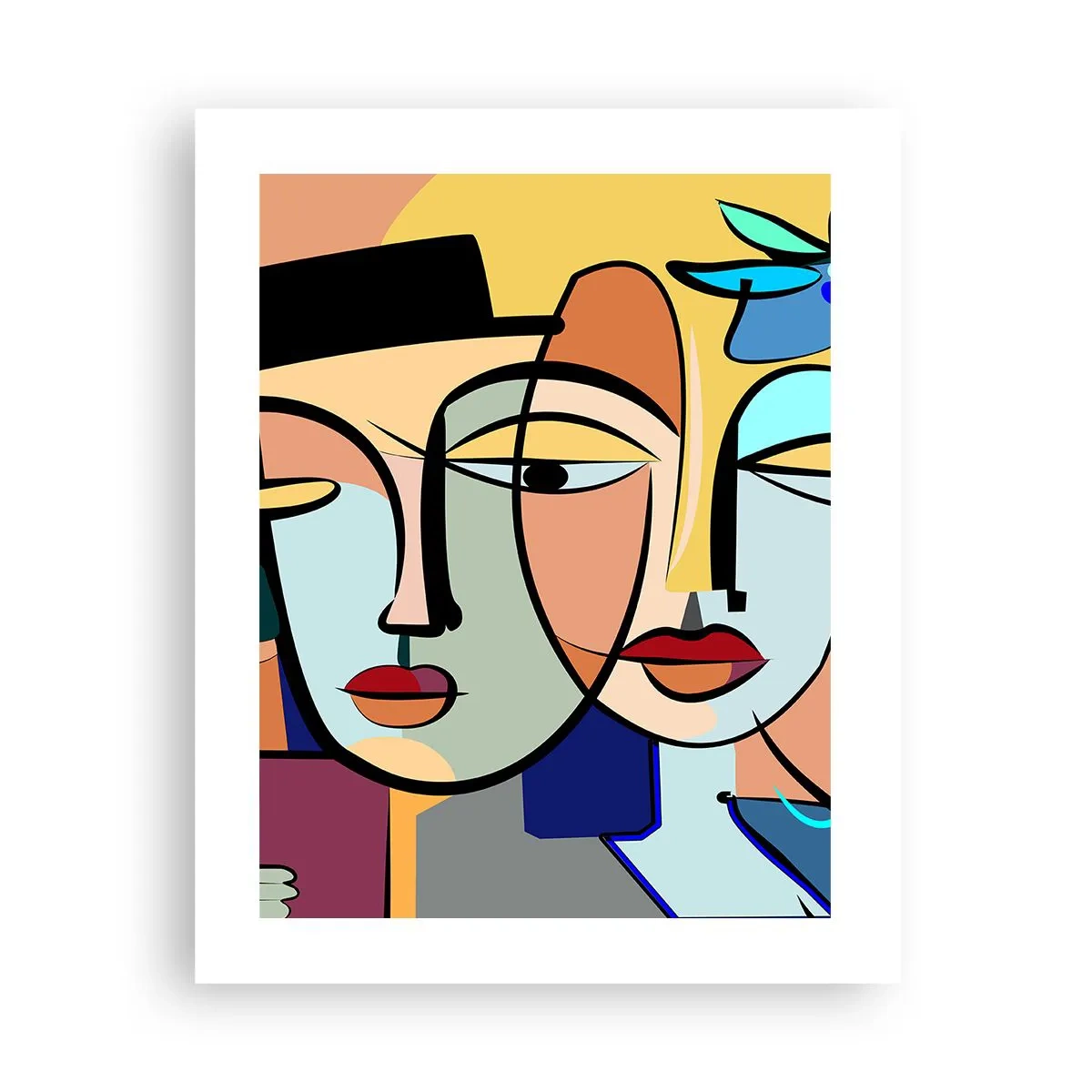 Poster - Picasso's randez-vous - 40x50 cm