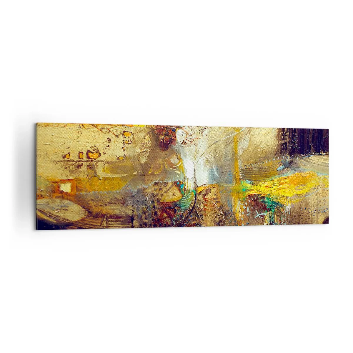 Schilderen op canvas - Koud, warmer, heet - 160x50 cm